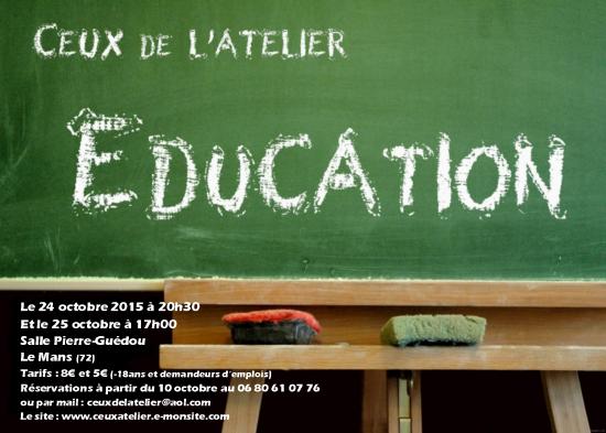 Recto flyer education atelier